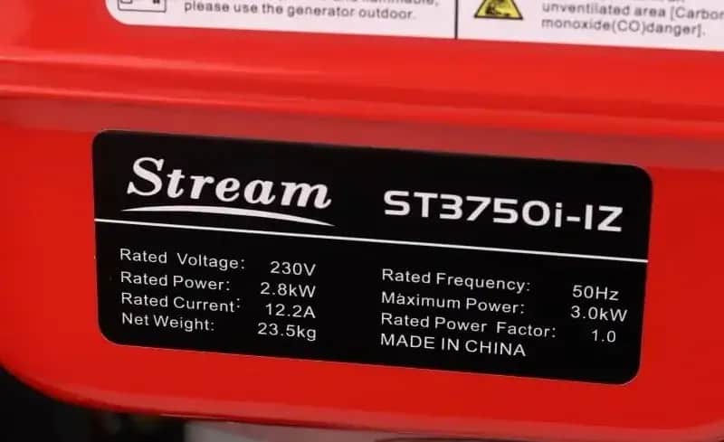 موتور برق بنزینی 3 کیلو وات اینورتری سبک و قابل حمل استریم مدل ST3750i-IZ - تصویر 4