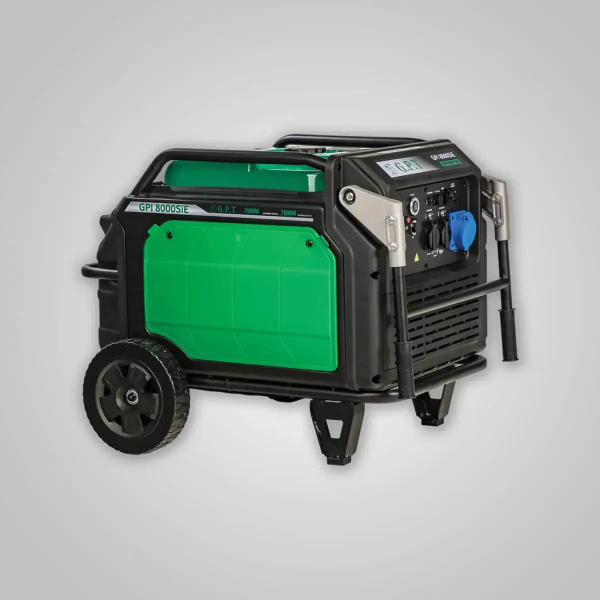 موتور برق 7.5 کیلووات بنزینی سایلنت تک فاز استارتی اینورتری GPT مدل GPI-8000SiE