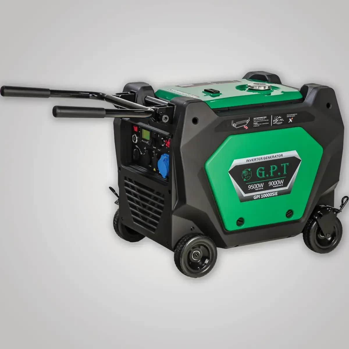 موتور برق 9.5 کیلووات بنزینی سایلنت سه فاز استارتی اینورتری GPT مدل GPI-10000SiE